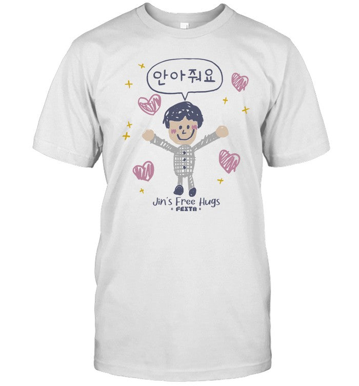 Jin's Free Hugs Festa 2024 T Shirt, Hoodie, Sweatshirt