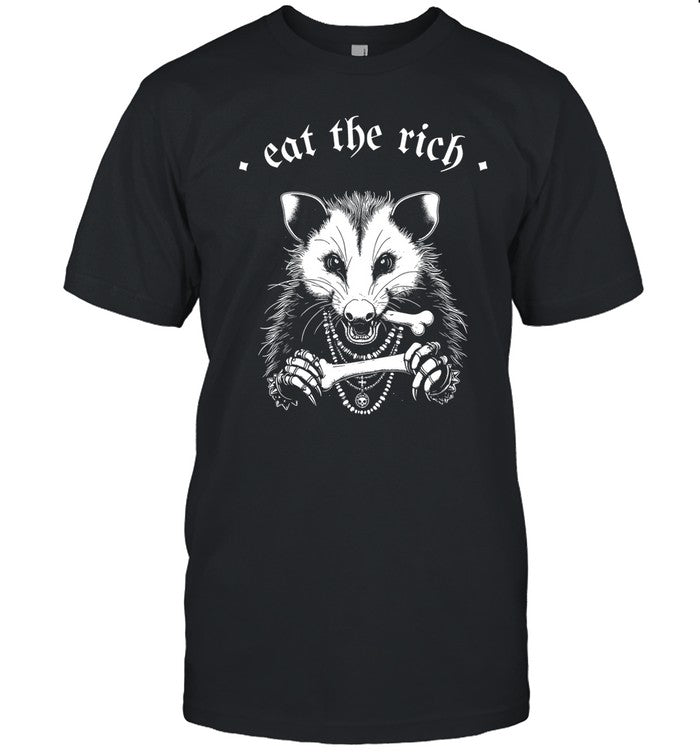Eat The Rich Possum Anti-Fascist Shirt
