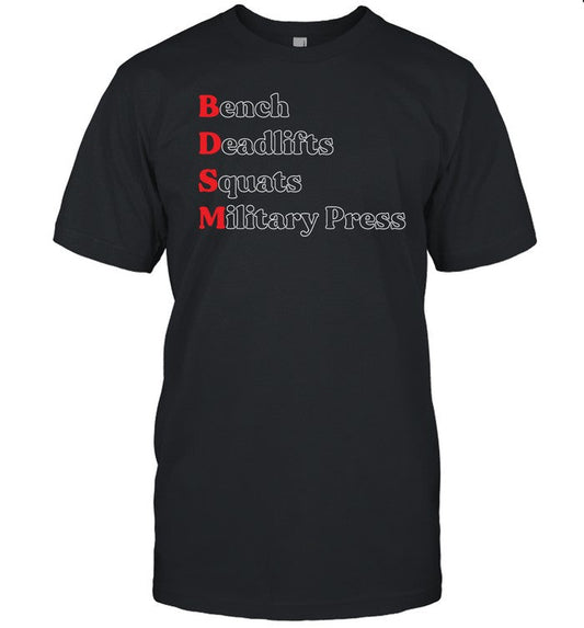 Raskol Bench Deadlifts Squats Military Press Shirts