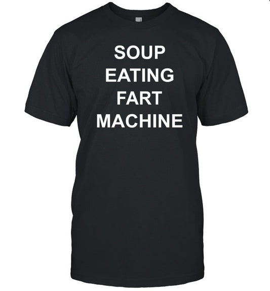 Old Jewish Men Wearing Soup Eating Fart Machine Tee
