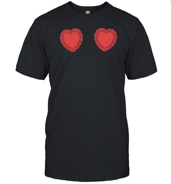The Doily Hearts Tee