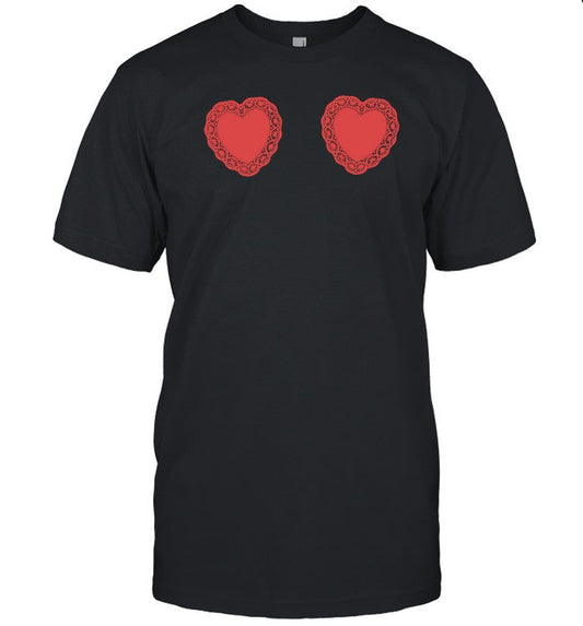 The Doily Hearts Tee