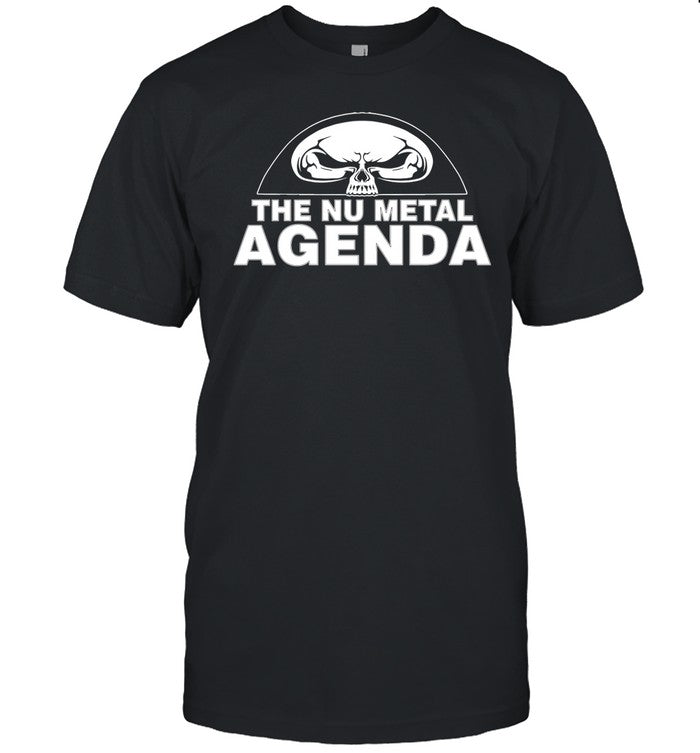 Justin Whang Wearing The Nu Metal Agenda T Shirt