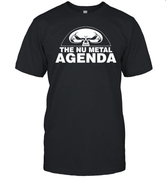 Justin Whang Wearing The Nu Metal Agenda T Shirt