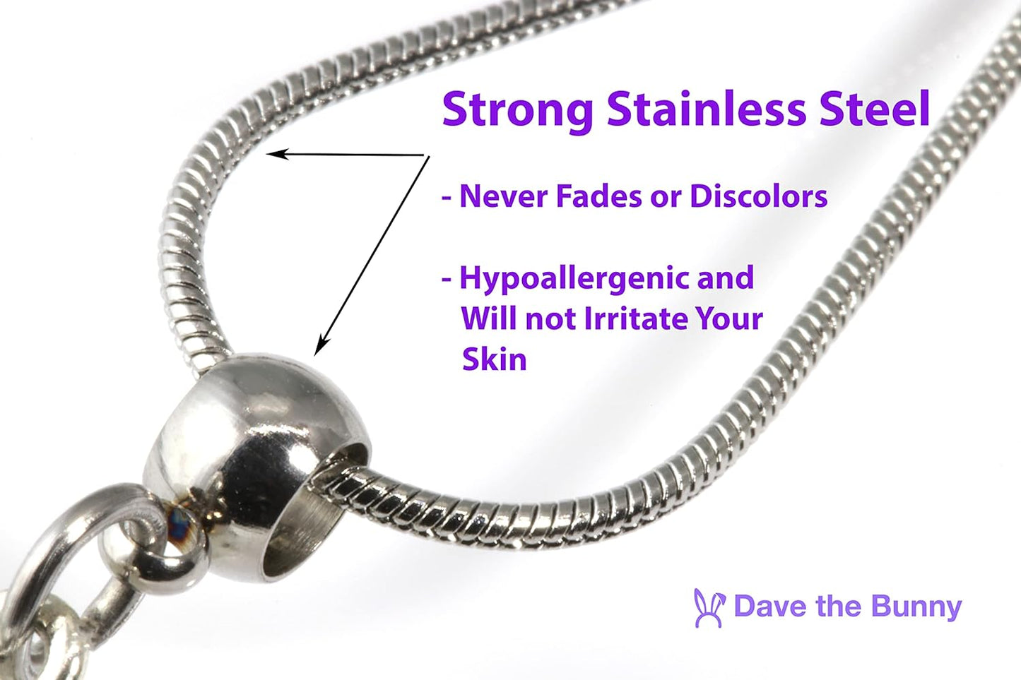 Pet Lab Necklace - A Great Lab Dog Necklace Stainless Steel Snake Chain Dog Necklace with Metal Alloy Charm for Dog Mom - Elegant Black Dog Design Jewelry Gift