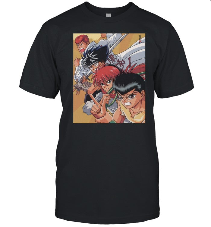 Retro Anime Yu Yu Hakusho 1992 Poster Shirt