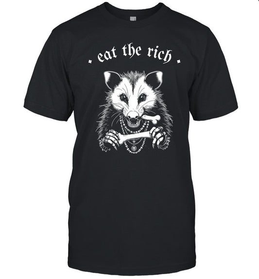Eat The Rich Possum Anti-Fascist Shirt