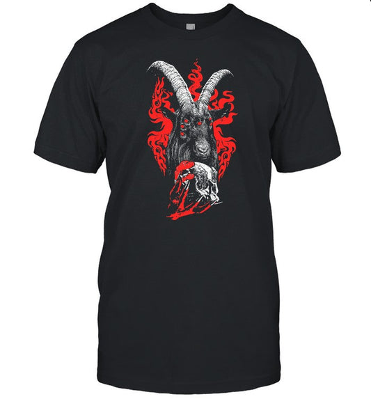 Baphomet Goat Devil Hexed Hooves Shirt