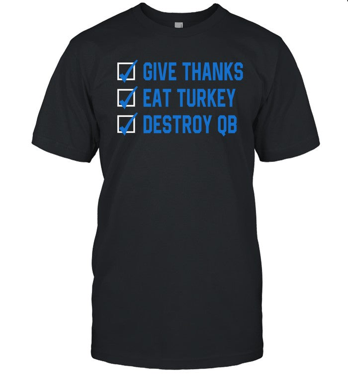 Mama Dj Reader Wearing Give Thanks Eat Turkey Destroy Qb