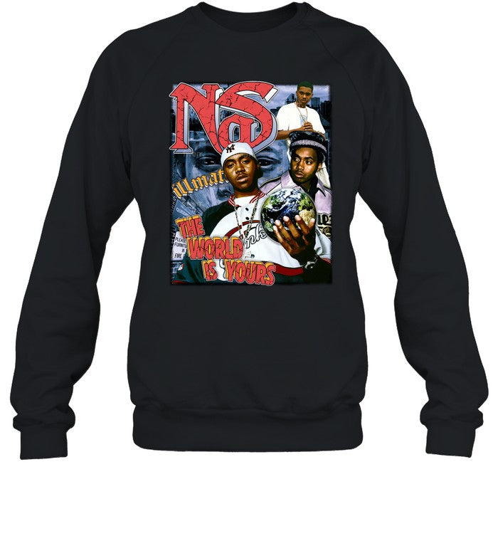 Nas Vs Jay-Z Illmatic The World Is Yours Hoodie