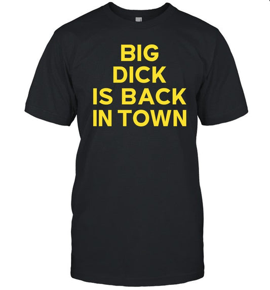 Jeremy Cummings Back In Town Black T Shirt