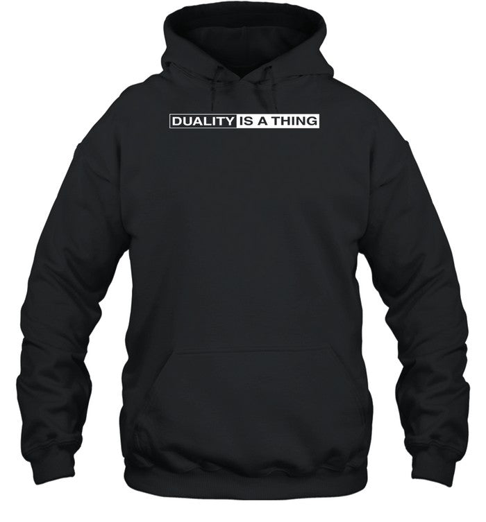 Around The Way Curls Duality Is A Thing Logo Hoodie
