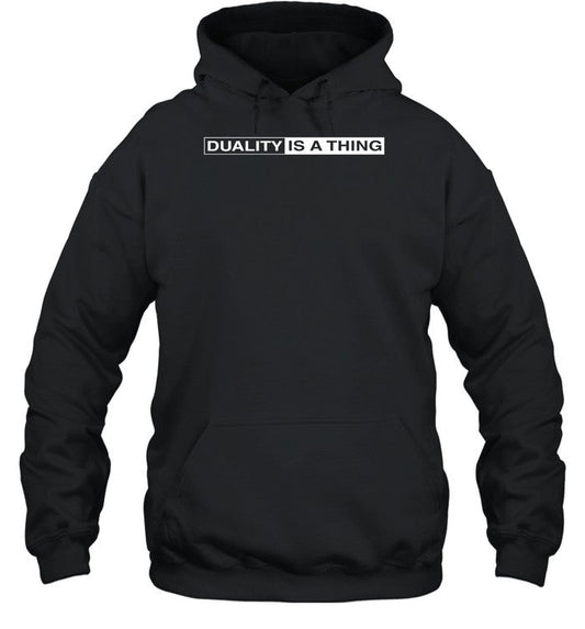 Around The Way Curls Duality Is A Thing Logo Hoodie