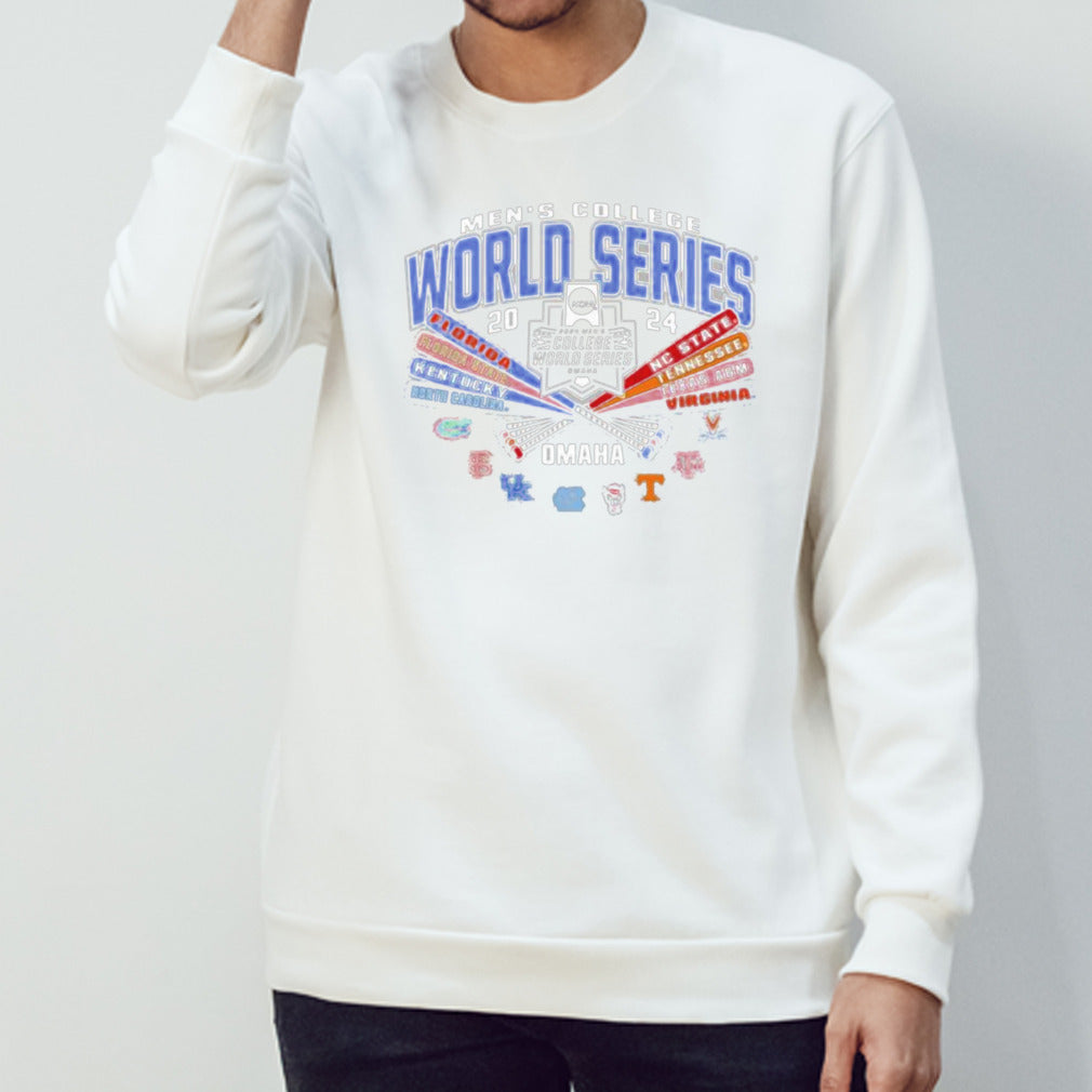8-Teams 2024 College World Series Omaha, Nebraska Shirt