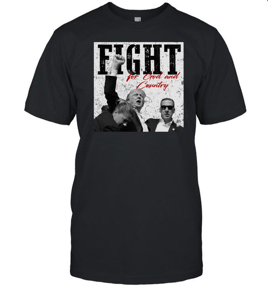 Sea Of Mud Trump Fight For God & Co Tee