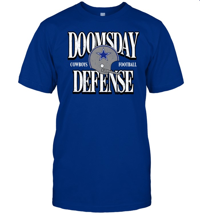 Dan Quinn Wearing Doomsday Defense Dallas Cowboys Football Shirt