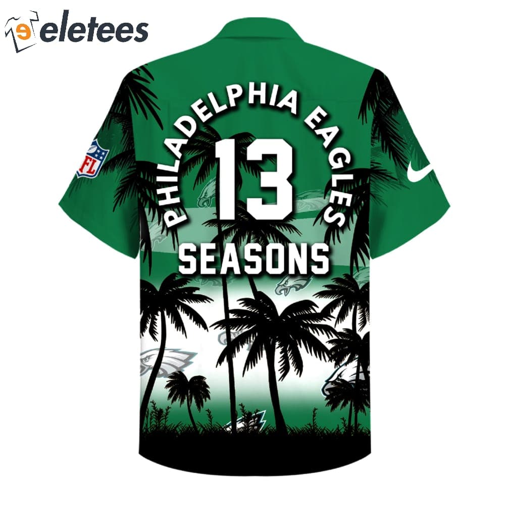 A Legendary Career Jason Kelce Philadelphia Eagles Hawaiian Shirt