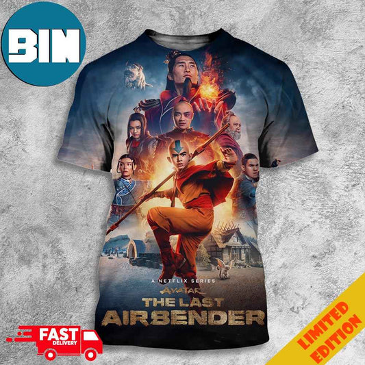 A Netflix Live Action Series Avatar The Last Airbender February 22 3D T-Shirts