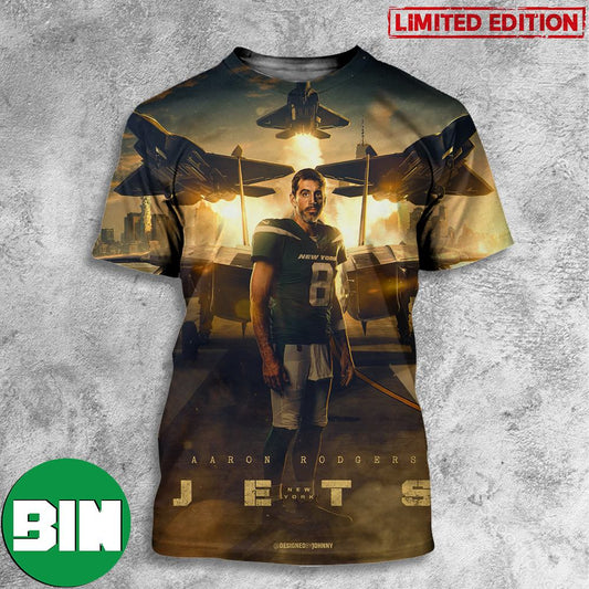 A New Era In New York Jets Aaron Rodgers 3D T-Shirts