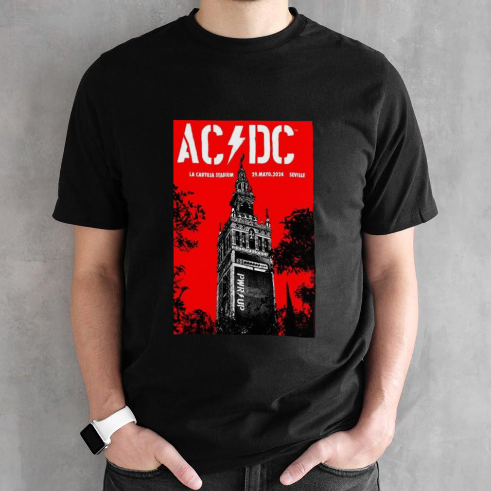 AC DC La Cartuja Stadium Seville Spain May 29 2024 Poster Shirt