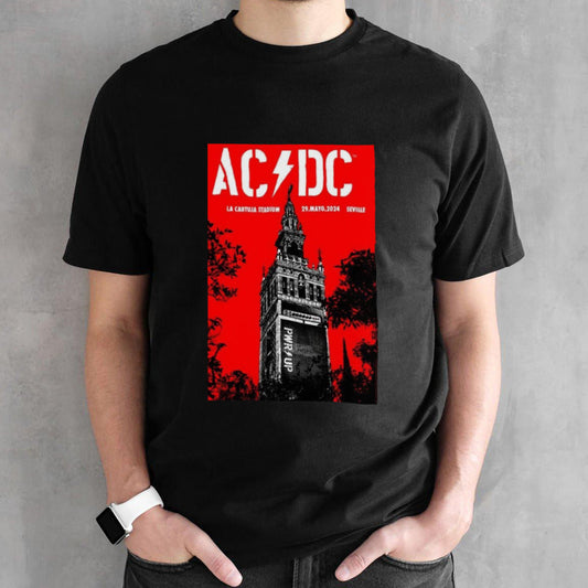 AC DC La Cartuja Stadium Seville Spain May 29 2024 Poster Shirt