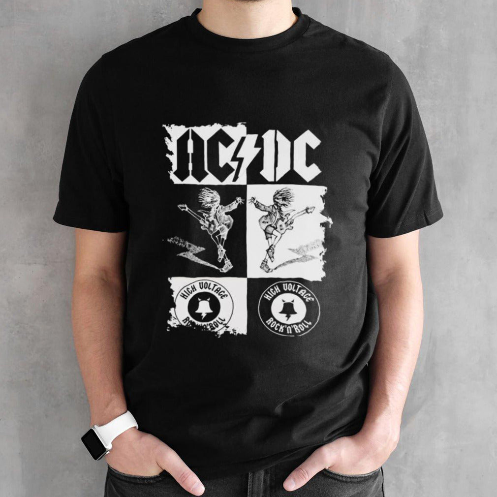 ACDC Rock Nâ€™ Roll High Voltage Fan Rock shirt