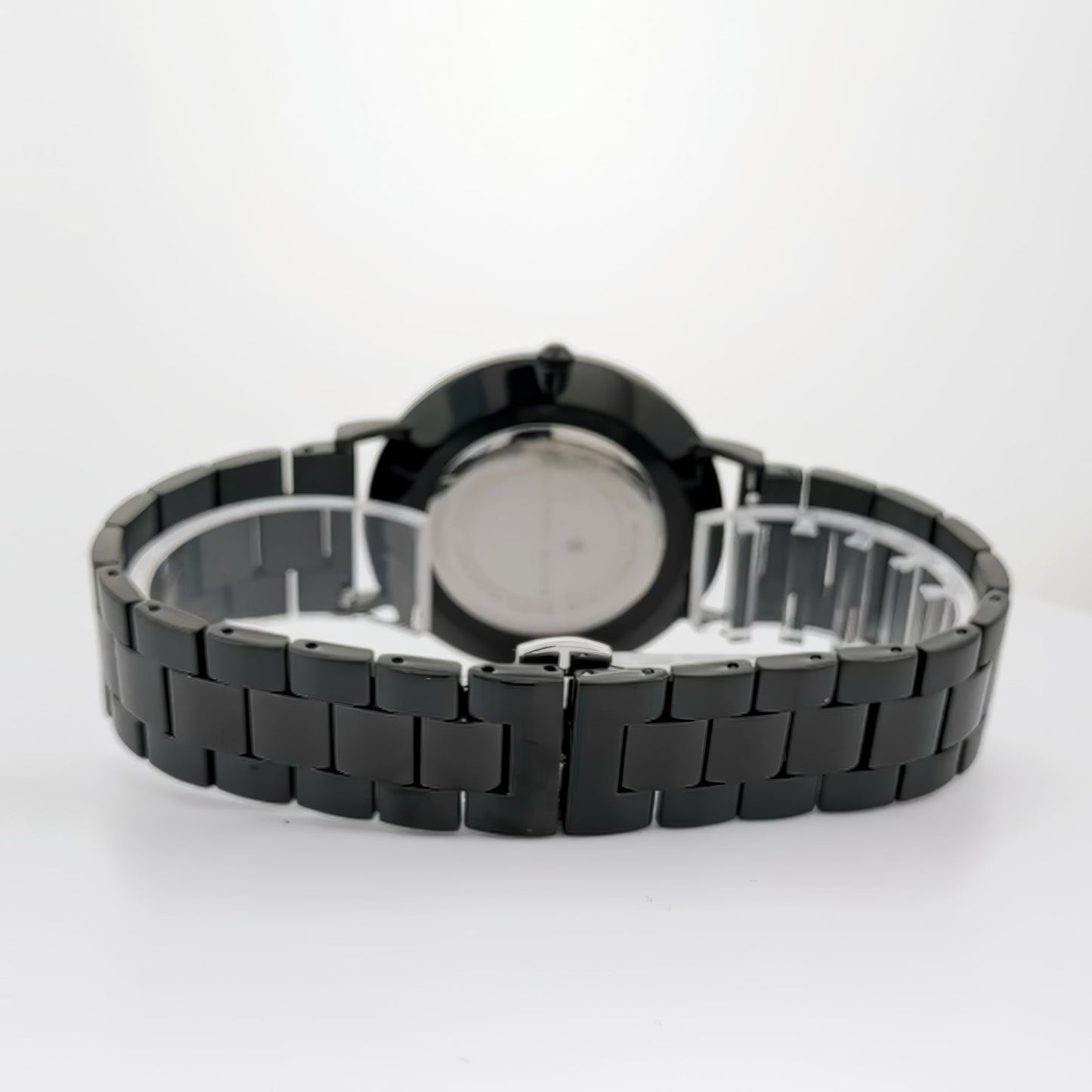 Alfred Sung Metropolitan Date Black Dial & Bracelet Stainless Steel watch