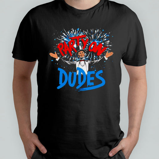 Abraham Lincoln party on dudes 4th of july shirt