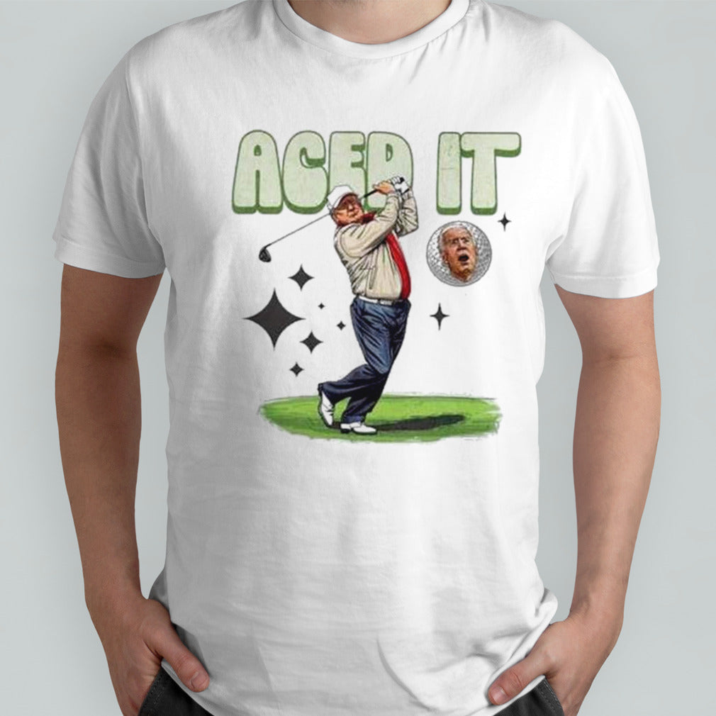 Aced It Presidential Trump Biden T-shirt