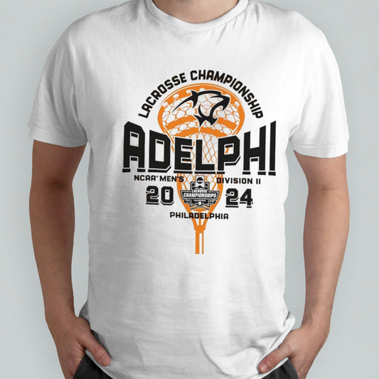 Adelphi 2024 NCAA Menâ€™s Division II Lacrosse Champiohship shirt