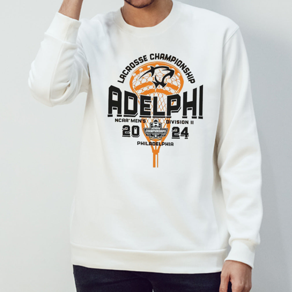 Adelphi 2024 NCAA Menâ€™s Division II Lacrosse Champiohship shirt