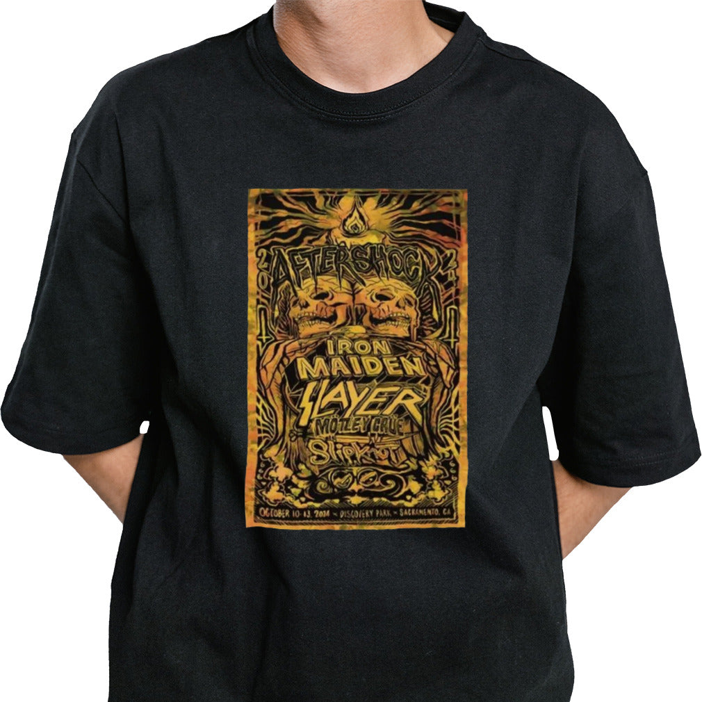 Aftershock Festival October 10-13 2024 At Discovery Park In Sacramento CA Poster T-shirt