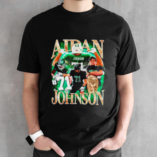 Aidan Johnson Ohio Bobcats 71 shirt