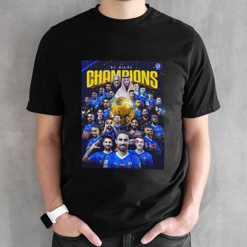 Al Hilal History Makers Forever Faster Champions Kingâ€™s Cup Season 2023-24 shirt