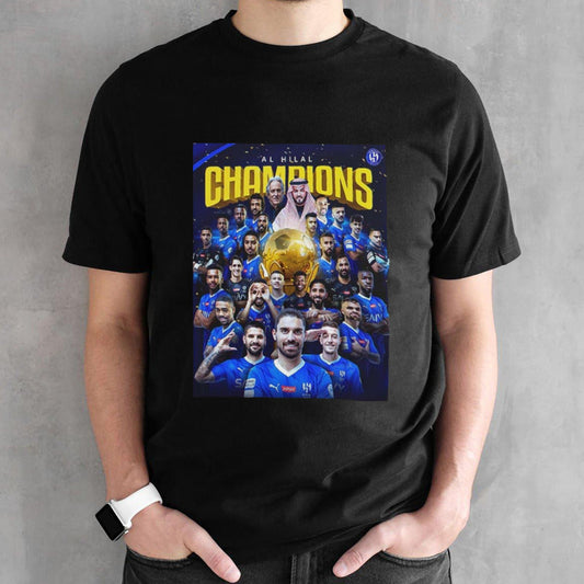 Al Hilal History Makers Forever Faster Champions Kingâ€™s Cup Season 2023-24 shirt