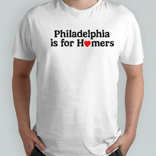 Alec Bohm wearing Philadelphia is for Homers shirt