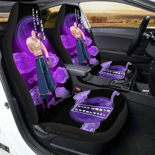 Alex Louis Armstrong Car Seat Covers Custom Fullmetal Alchemist Anime Car Interior Accessories