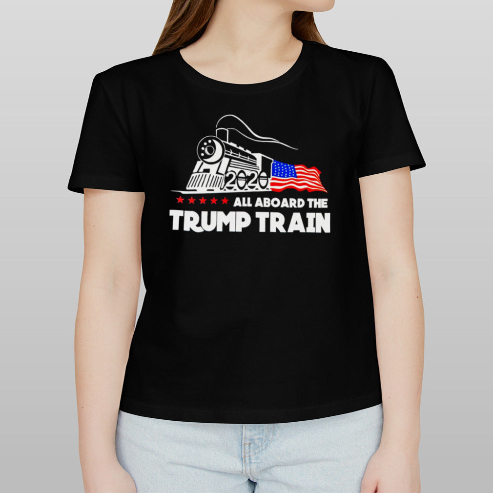 All aboard the Trump train 2020 shirt