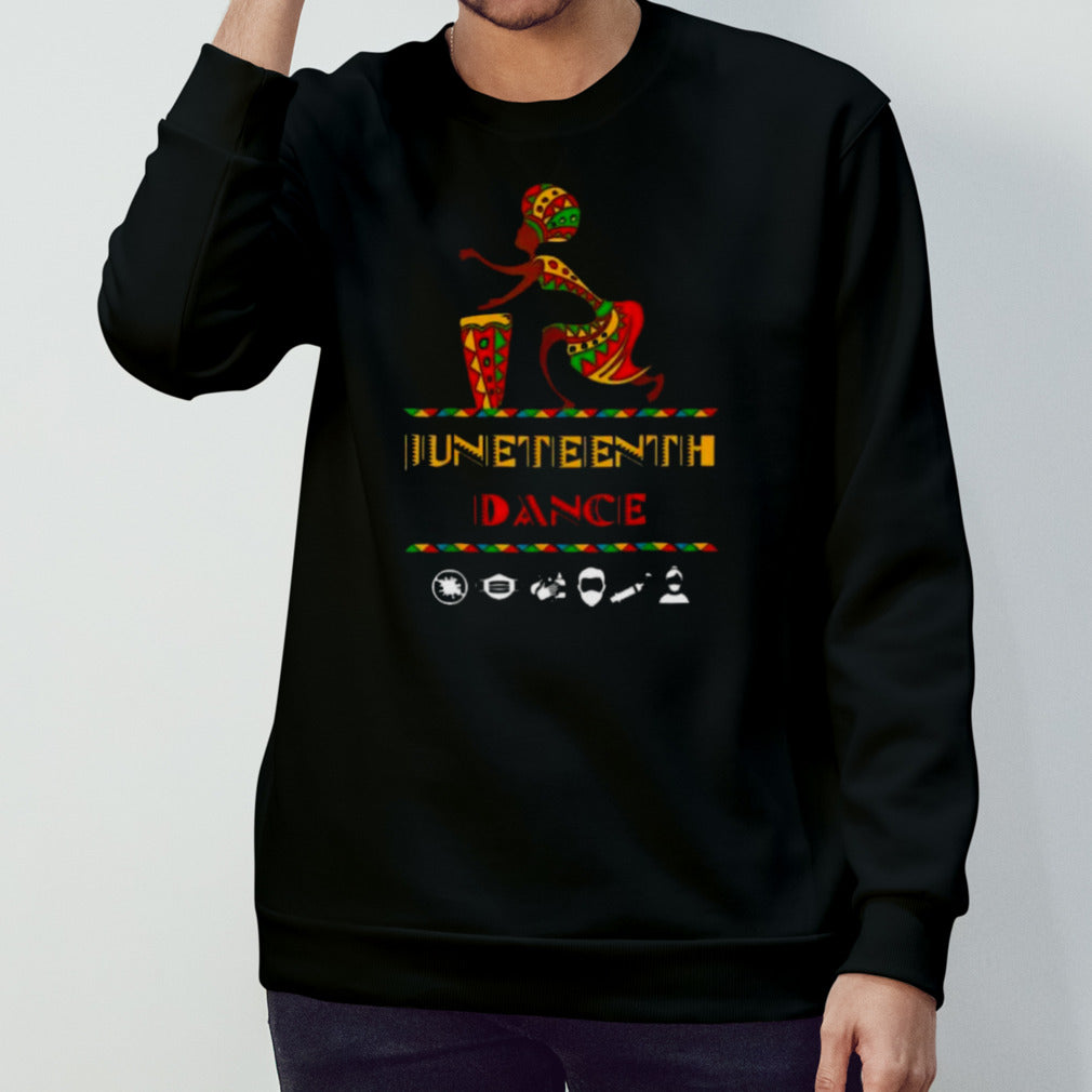 American African Girl Dance Juneteenth Drum Shirt