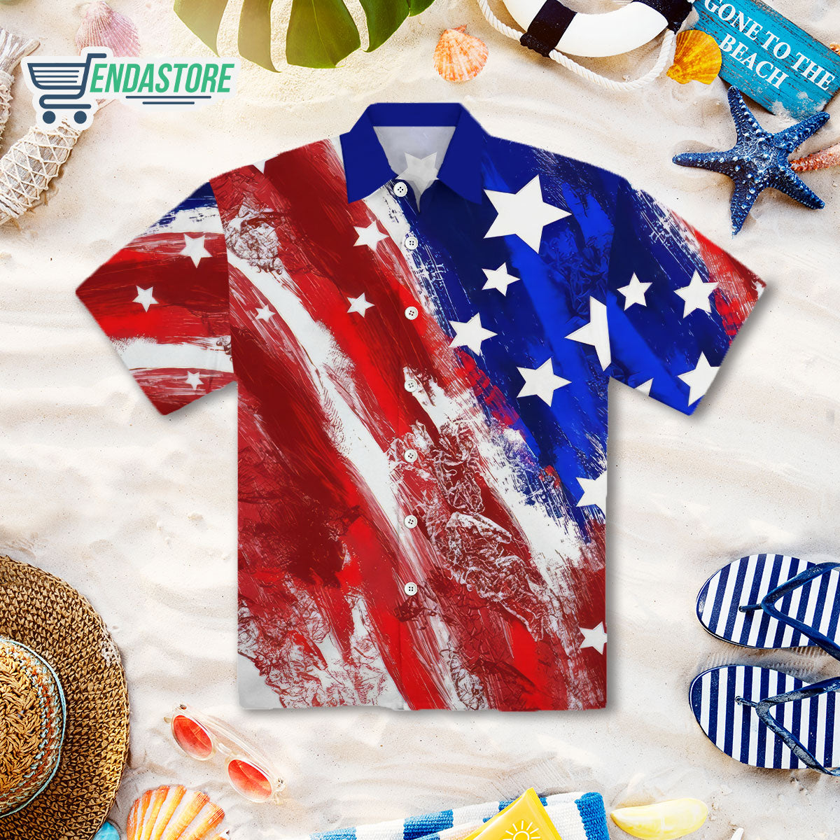 American Flag Star Stripes 4th of July Shirt