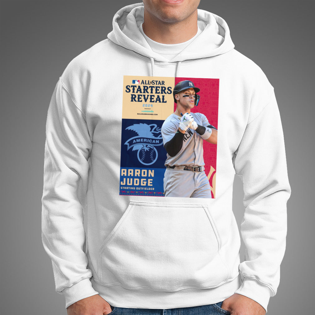 American Leagues Aaron Judge Starting Outfielder All-Star Starts Reveal shirt