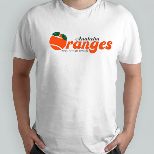 Anaheim Oranges world team tennis shirts
