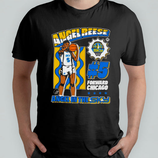 Angel Reese 5 Forward Chicago Angel In The Sky Shirt