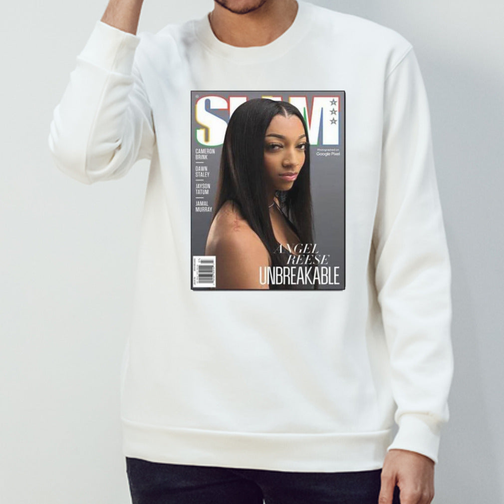 Angel Reese Unbreakable On The Slam 250 Magazine Latest Cover Issue Poster T-Shirt