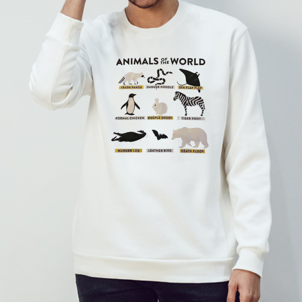 Animals of the world trash panda danger noodle sea flap flap formal chicken boople snoot shirts