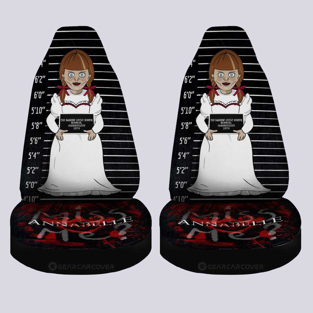 Annabelle in The Conjuring and Annabelle Car Seat Covers Custom Horror Characters Car Accessories