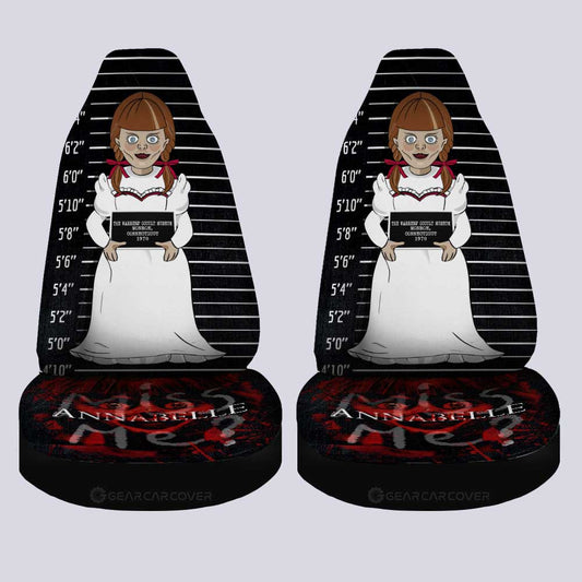 Annabelle in The Conjuring and Annabelle Car Seat Covers Custom Horror Characters Car Accessories