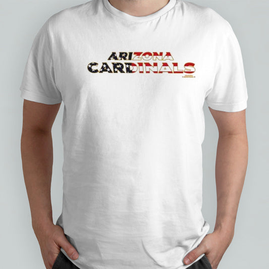 Arizona Cardinals Flag Script Franklin Shirt