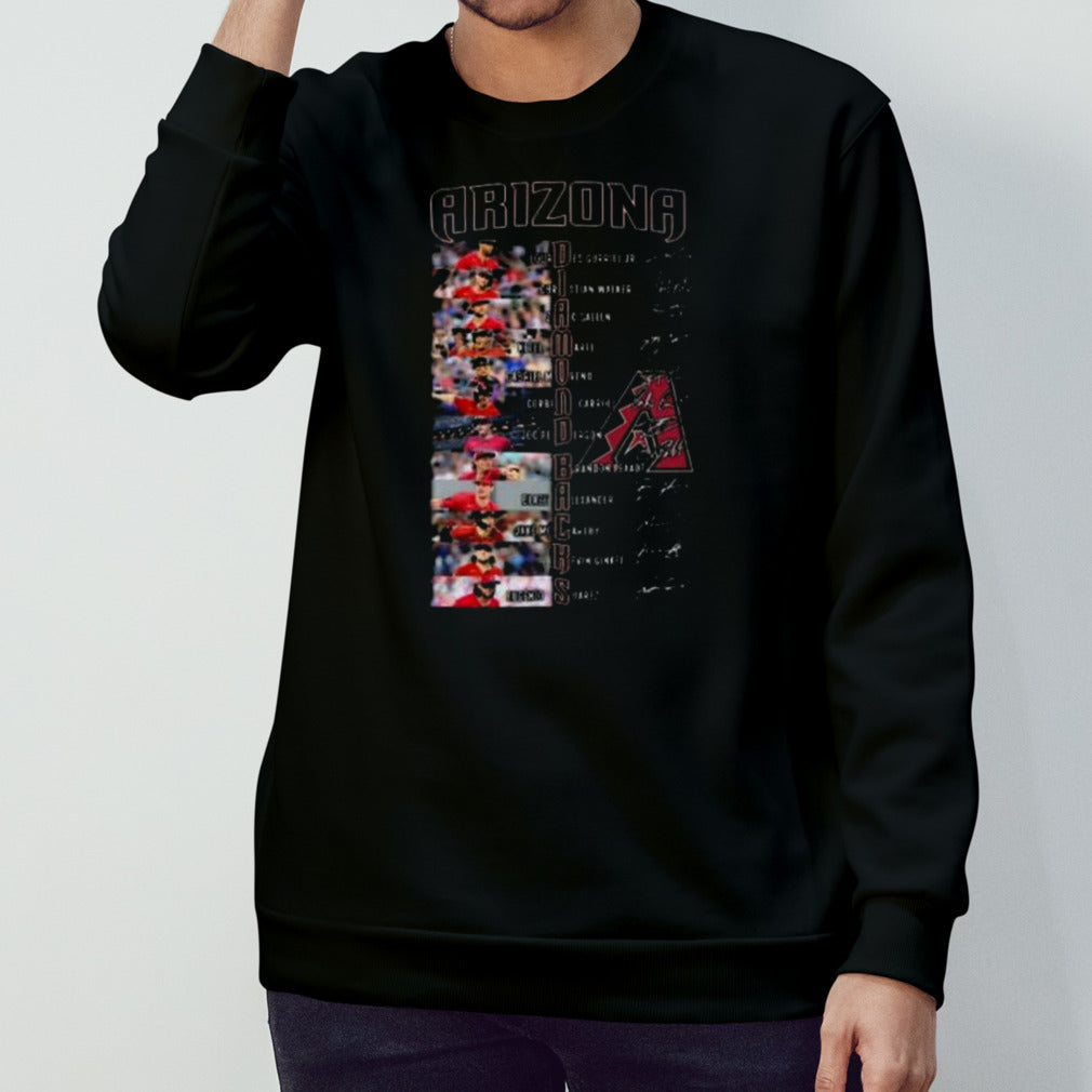 Arizona Diamondbacks All Team Players 2024 Signatures T-Shirt