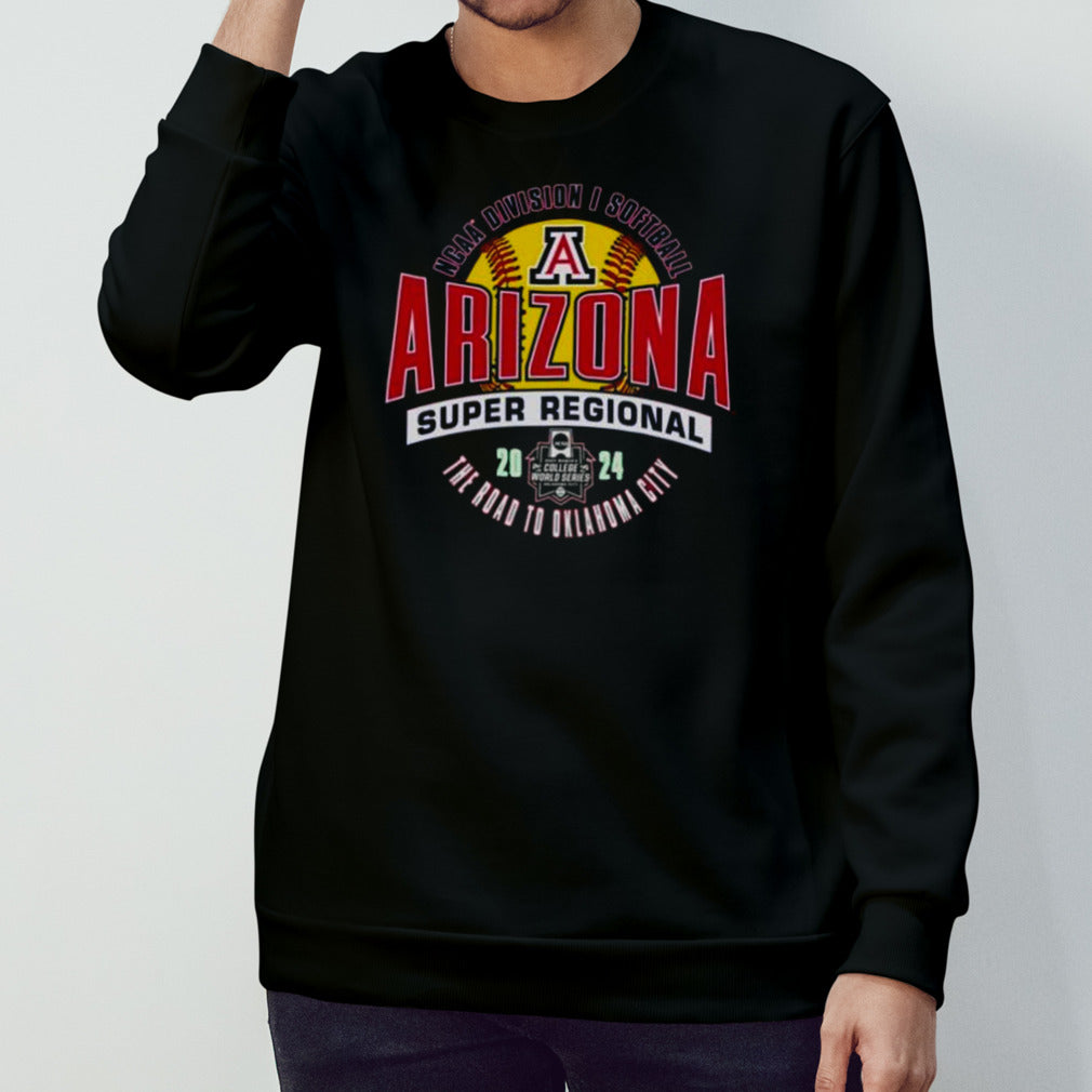 Arizona Wildcats 2024 NCAA Division I Softball Super Regional The Road To Oklahoma City Shirt